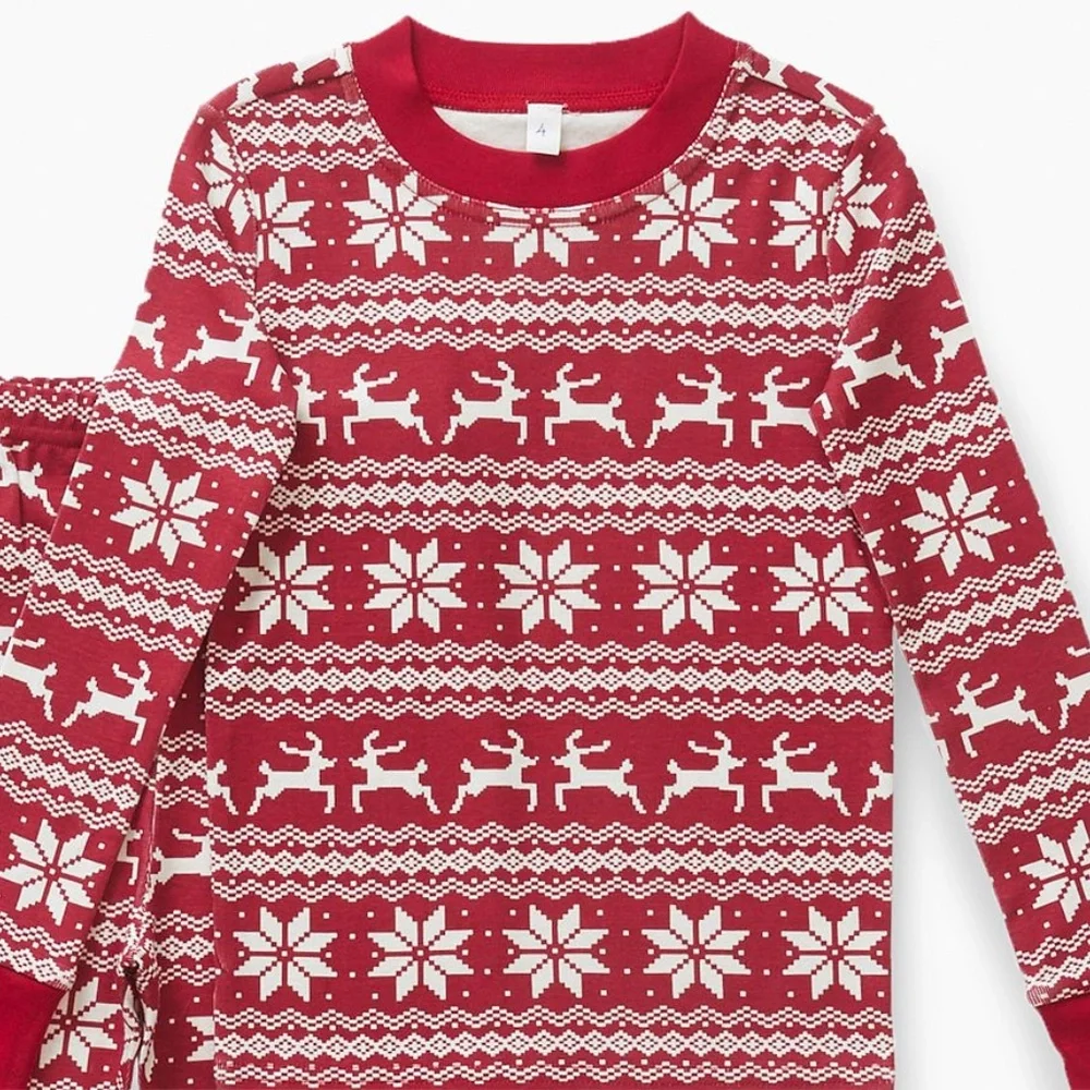 Classic Fair Isle Organic Cotton Pajama Set - PBK